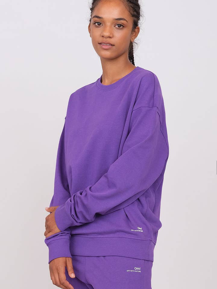 OWN OFF WITH NATURE - Wholesale Hoodie - Unisex - Unisex Oversized Crewneck Sweatshirt21