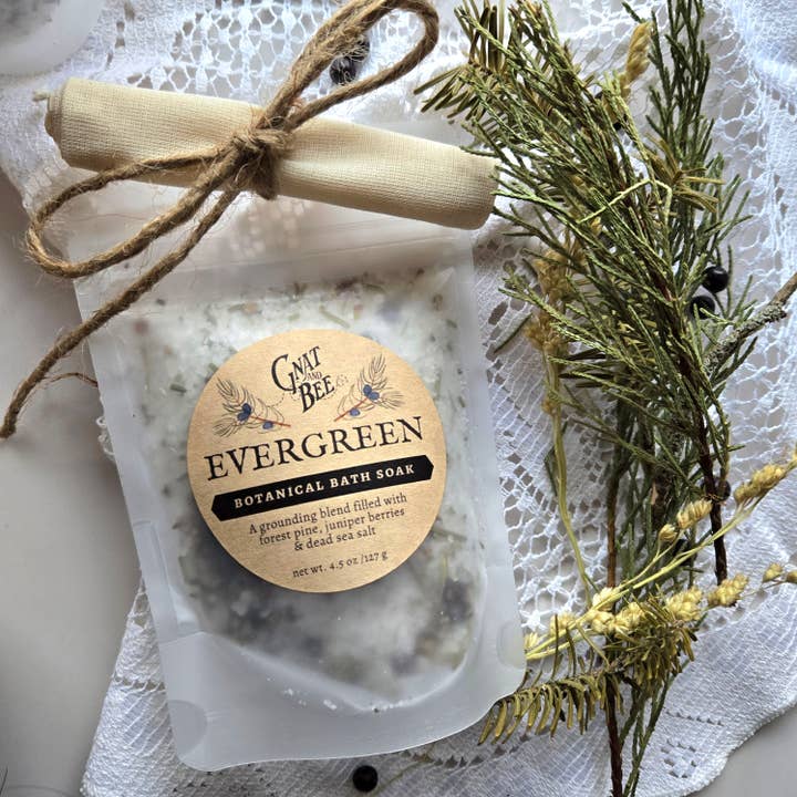 Gnat and Bee - Wholesale Bath Salts - Evergreen Bath Soak