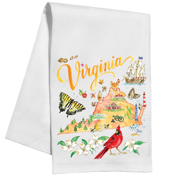 Virginia Håndmalede Ikoner køkkenrulle for engroshandel hos RosanneBeck Collections