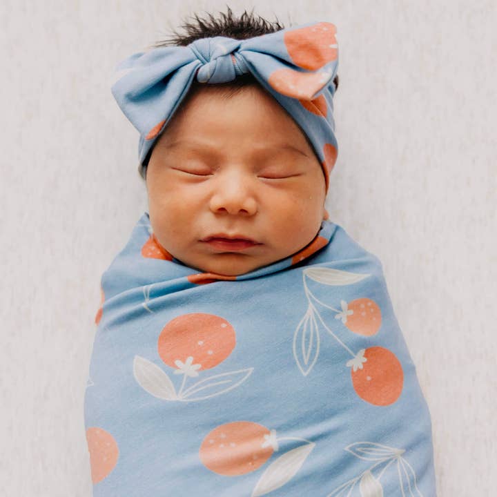 Copper Pearl - Wholesale Swaddle - Baby - Knit Swaddle Blanket - Clementine2