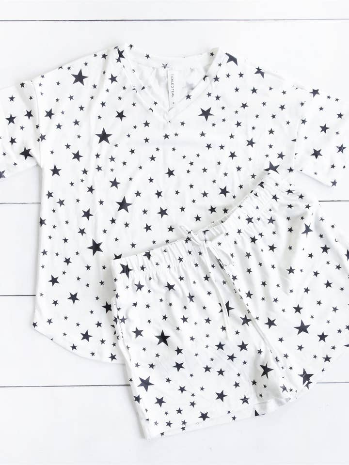 Tickled Teal - Wholesale Sleepwear Set - Women's - Brandi Sleep Set2