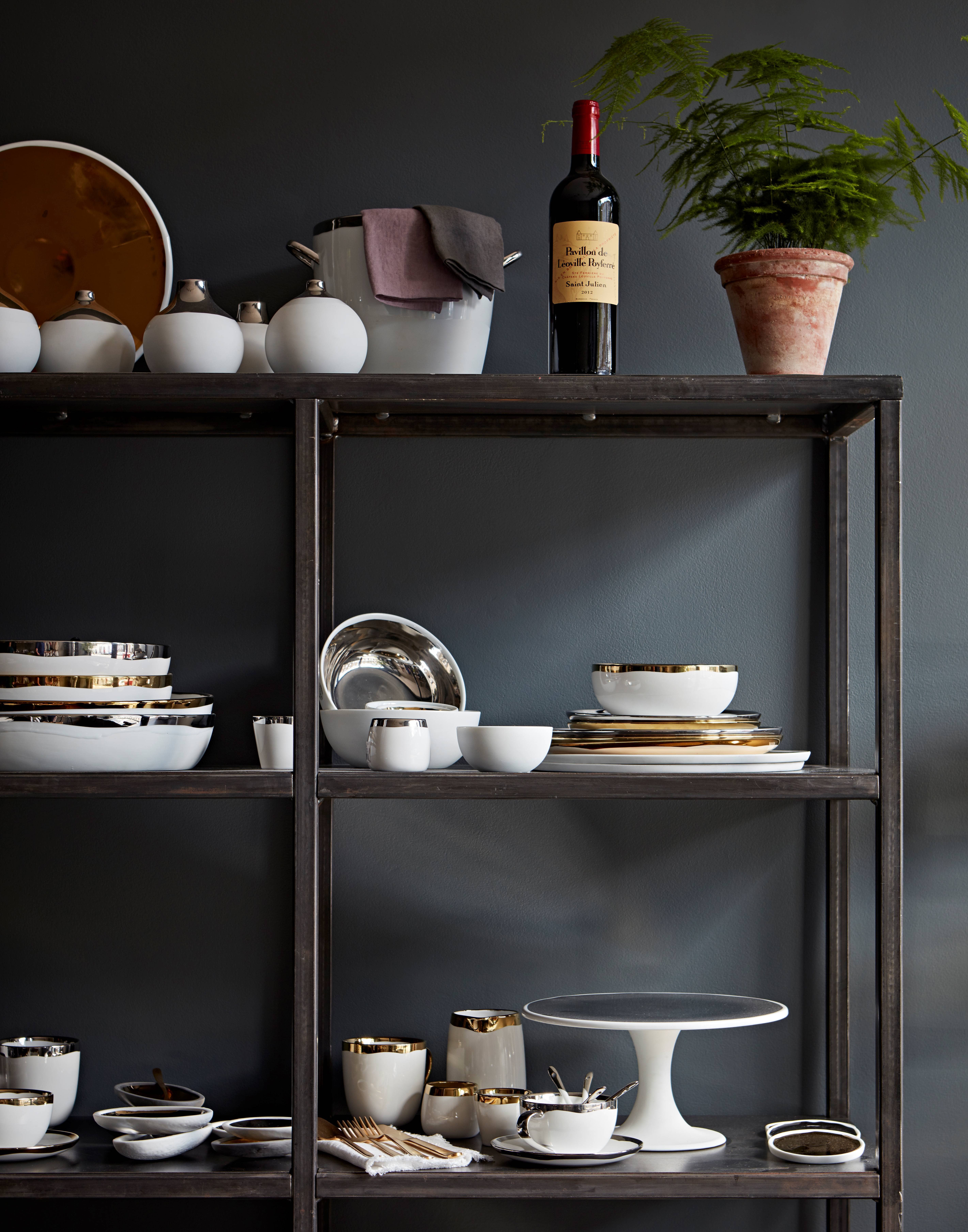 Canvas Home - Wholesale Coffee Mug - Set/4 Dauville Mug - Gold6