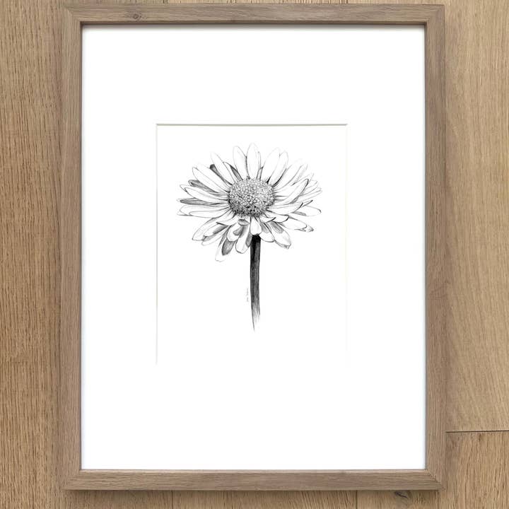 « Daisy » une impression giclée verticale pour la vente par Sara Forbush Art