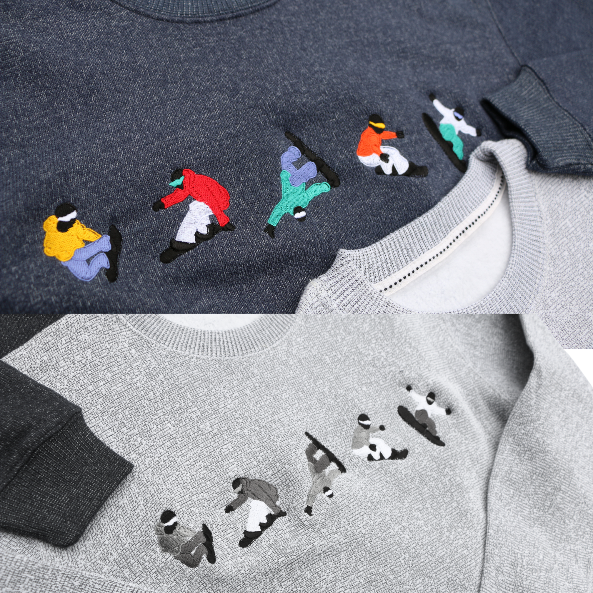 Creology - Wholesale Sweatshirt - Unisex - Snowboard Tricks Crewneck Sweatshirt1