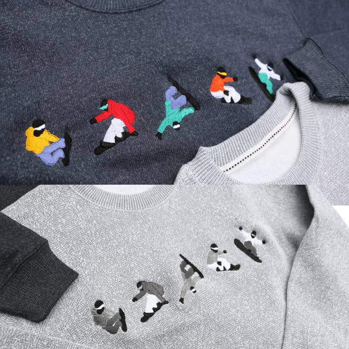 Creology - Wholesale Sweatshirt - Unisex - Snowboard Tricks Crewneck Sweatshirt1