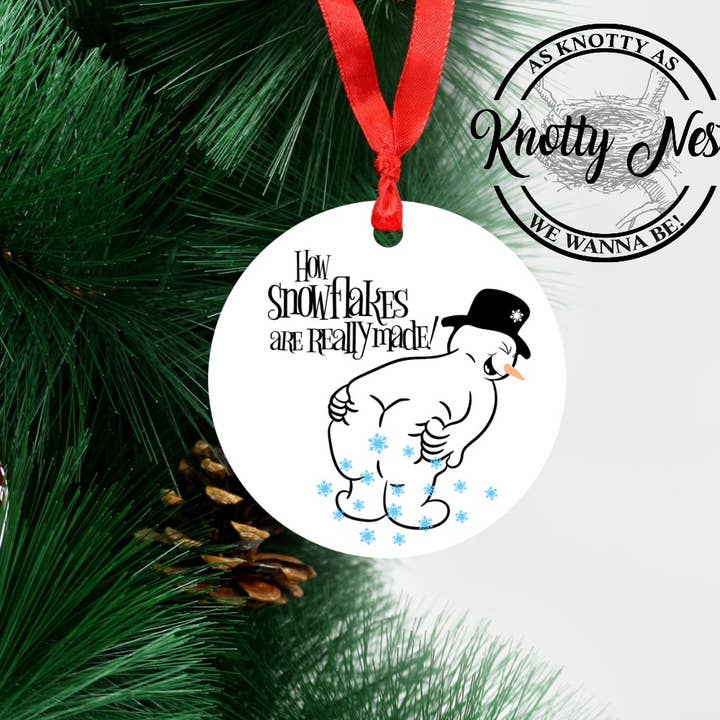 Cómo se hacen realmente los copos de nieve Adorno para venta al por mayor de Knotty Nest