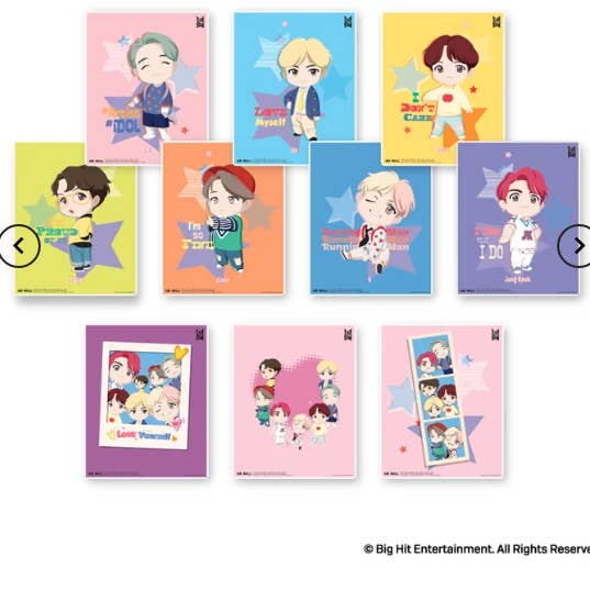 DYNAMART – wholesale Poster – BTS TinYtan IDOL luftrenande vägg affisch
