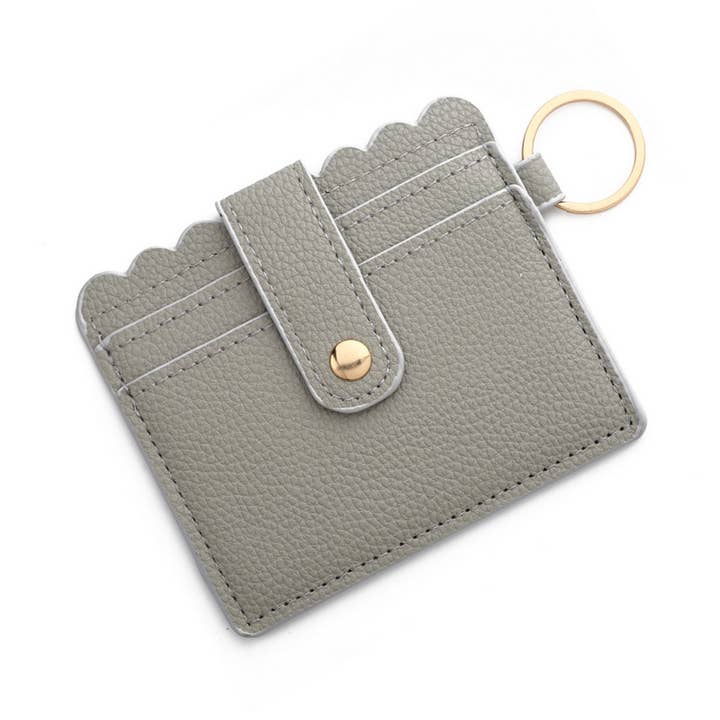 ACCITY - Wholesale Card Holder - Women's - Multi-Card PU Wallet with Keychain & Coin Pocket_CWAB49373