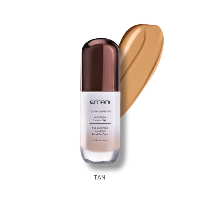 EMANI VEGAN COSMETICS - Wholesale Foundation - Youth Defense Niacinamide Full Cover Brightening Foundation8