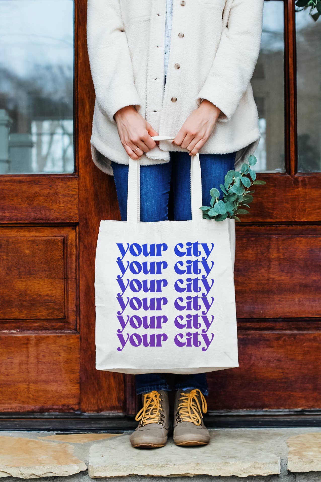 Moonlight Makers - Wholesale Tote bag – Unisex - Your City - Colorful Tote Bags - Ombre, Customizable, Custom