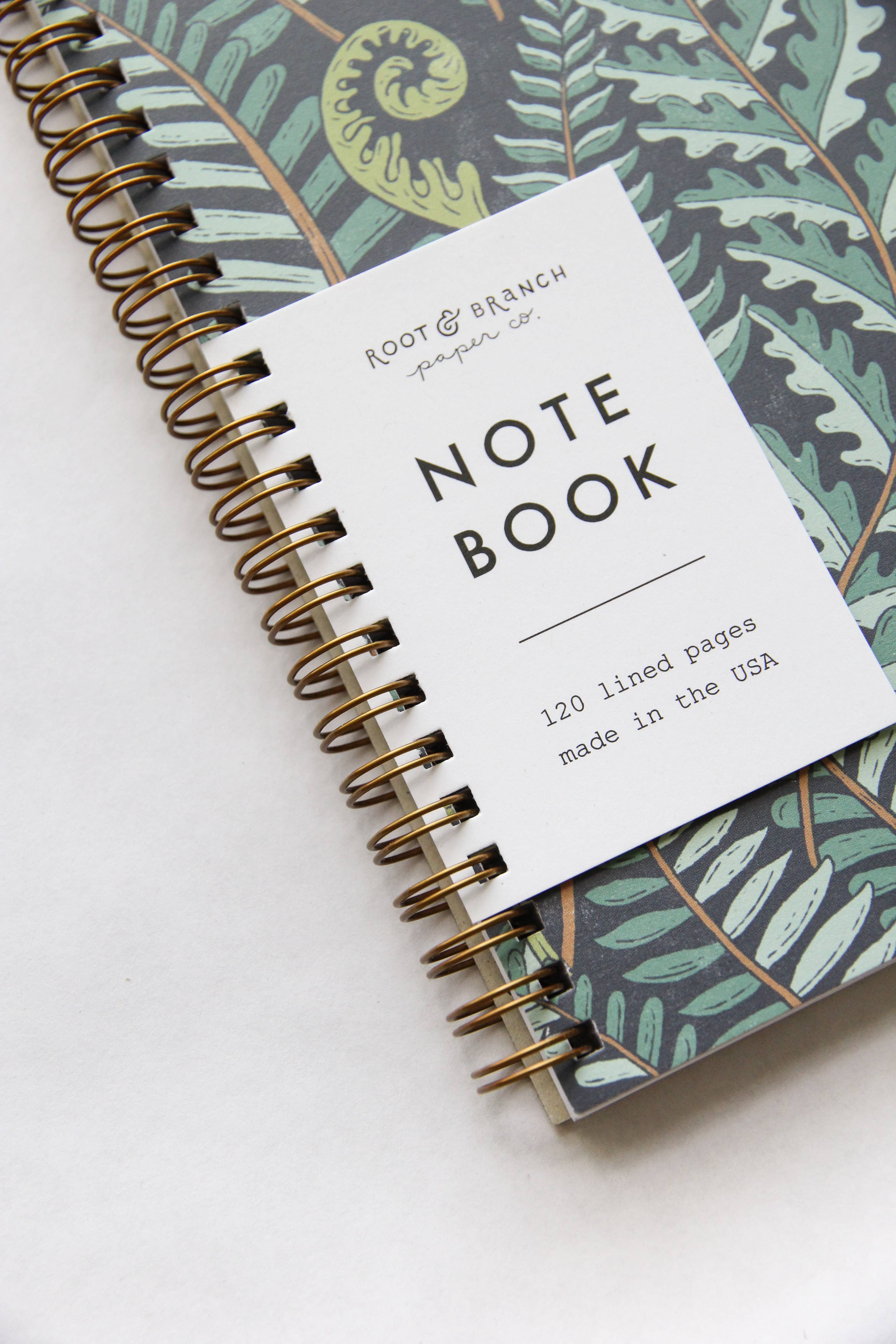 Root & Branch Paper Co. – Caderno por atacado – Caderno Encadernado em Espiral Forest5