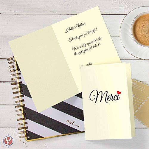 Fine Cardstock – wholesale Stationery/notecard set – 5x7 Blank Cream/Off-White/Natural Pre-Scored Cardstock – Bulk Set of 501
