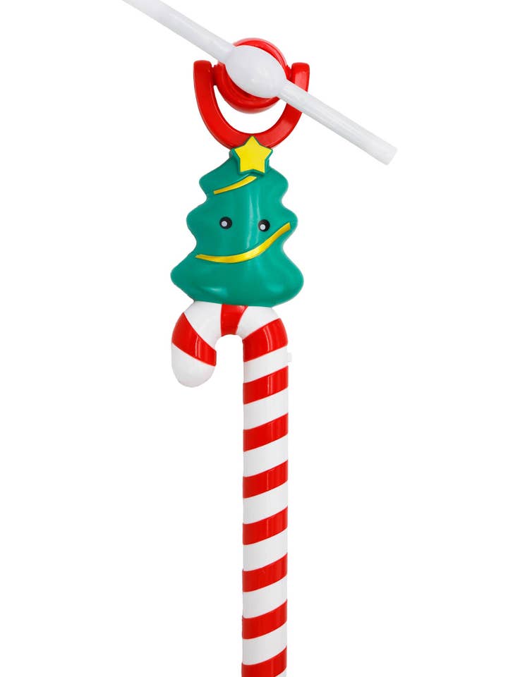 ASSORTED Christmas Candy Cane Led Music Glow Stick Wand for wholesale on Faire3