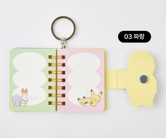 K-Wonderland – Engroshandel Notesbog – Pokémon Poképeace Mini Nøglering Notesbog5