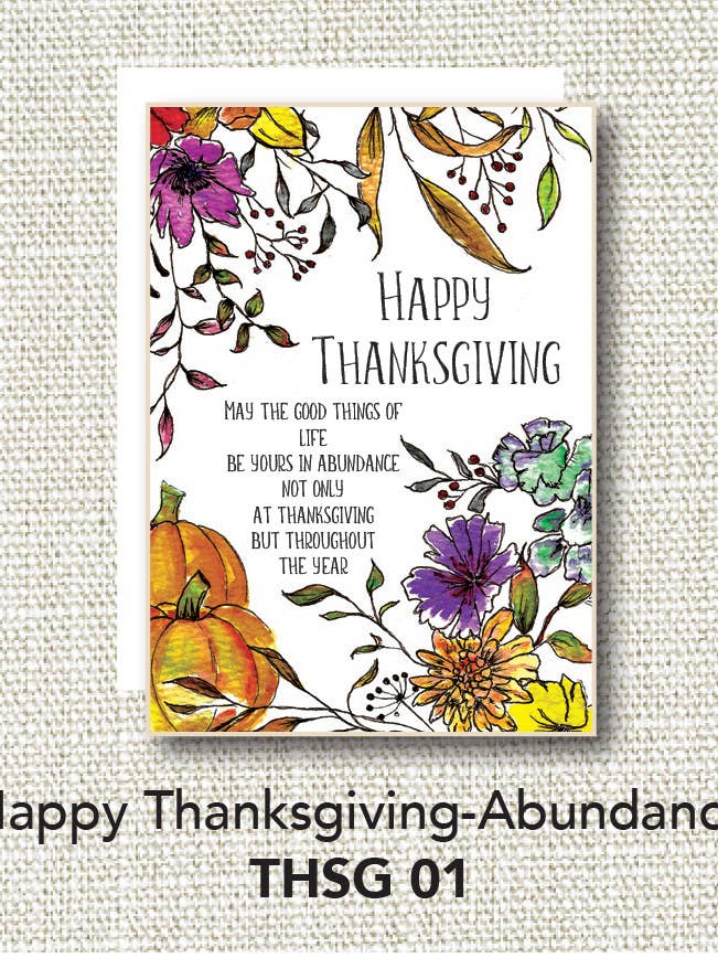 Happy Thanksgiving for wholesale by Jill Shinn Art