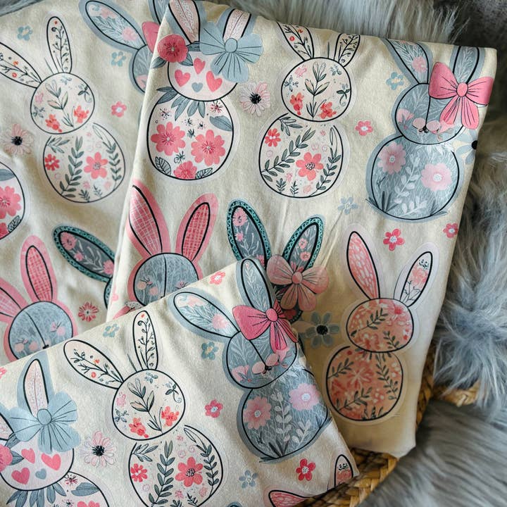 Floral Bunny Sweatshirts & T-Shirts for wholesale by Trendy Chic Apparel LLC