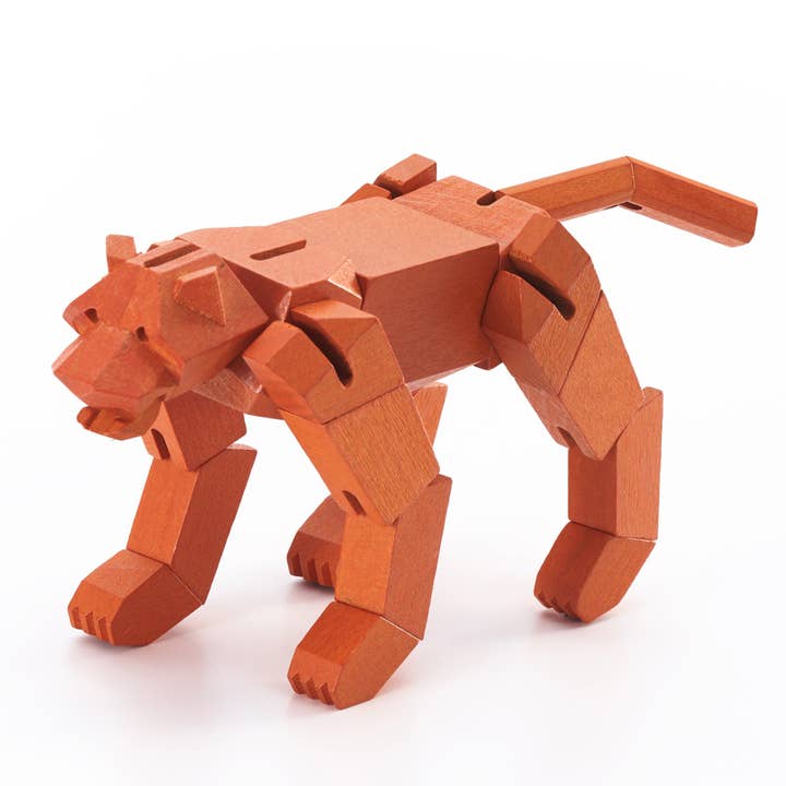 Yoshiaki Ito Design - Wholesale Wood Toy - Kids - Morphits ® Tiger Wooden Toy: Roaring Adventures Await in our2