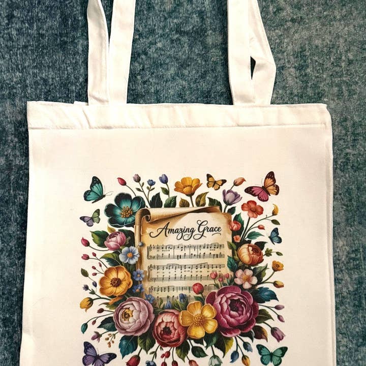 Sac fourre-tout réutilisable « Amazing Grace » pour la vente par Shades Jewelry & Gifts