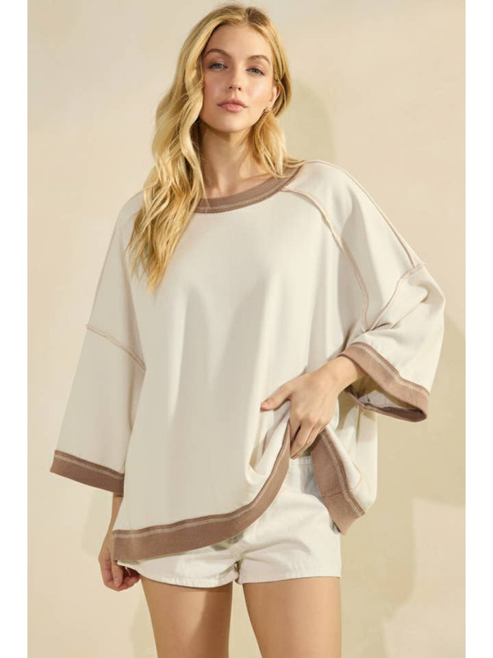 Sewn and Seen - Wholesale Top - Maternity - Mineral-Washed Oversized French Terry Top32