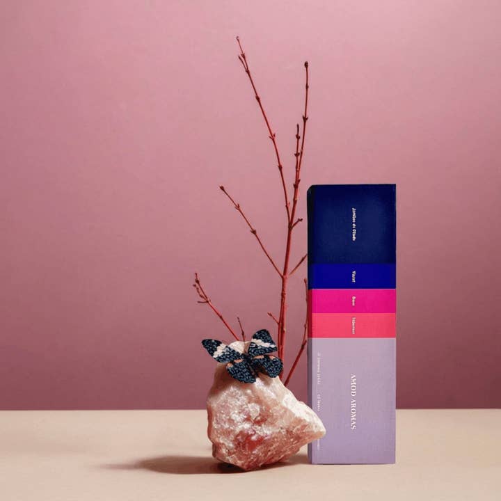 Jardins de l'Inde - Incense + burner gift set for wholesale by Amod aromas