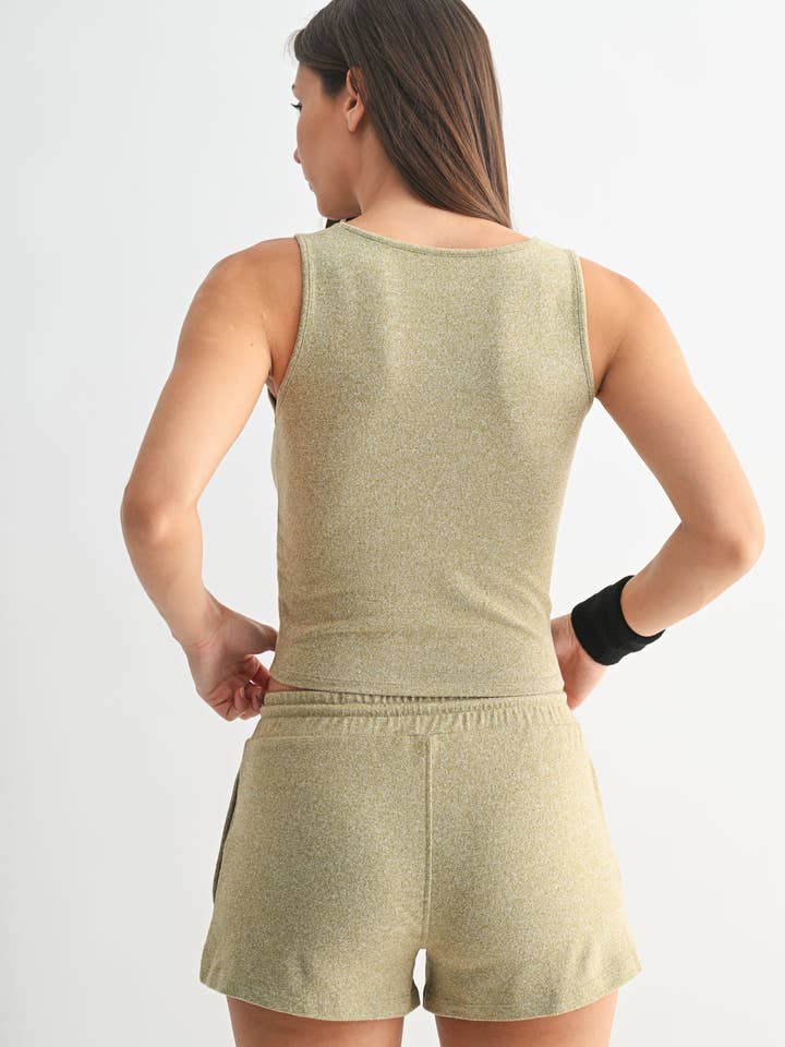 Mono B - Wholesale Tank Top - Women's - Brushed Hacci Lounge Tank Top2