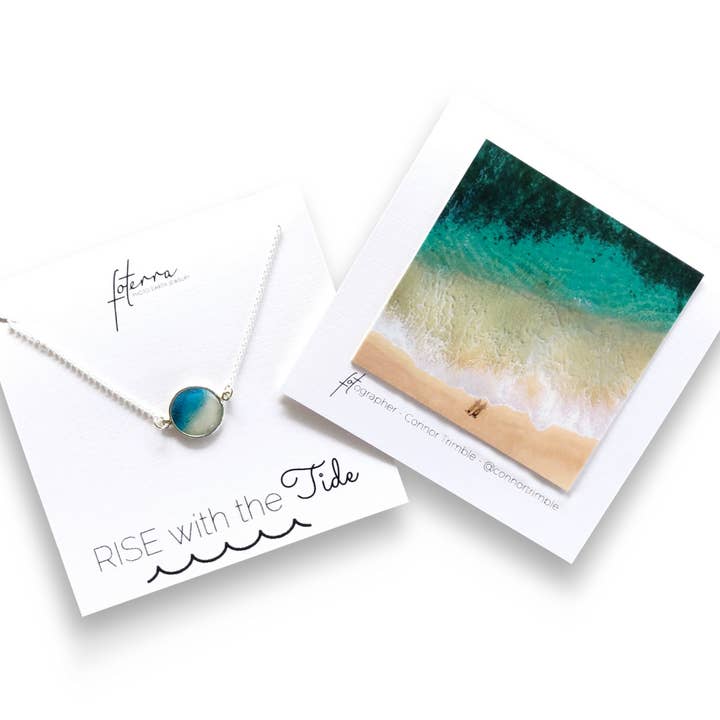 Rise With The Tide Small Necklace for wholesale by Foterra Jewelry
