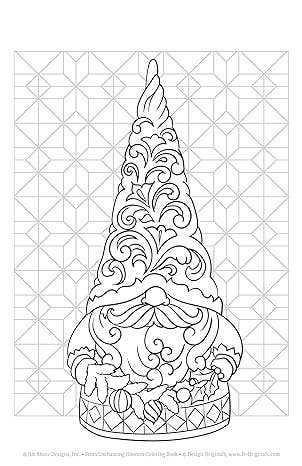 Fox Chapel Publishing - Wholesale Coloring & Activity Book - Adult - Jim Shore Enchanting Gnomes Coloring Book2