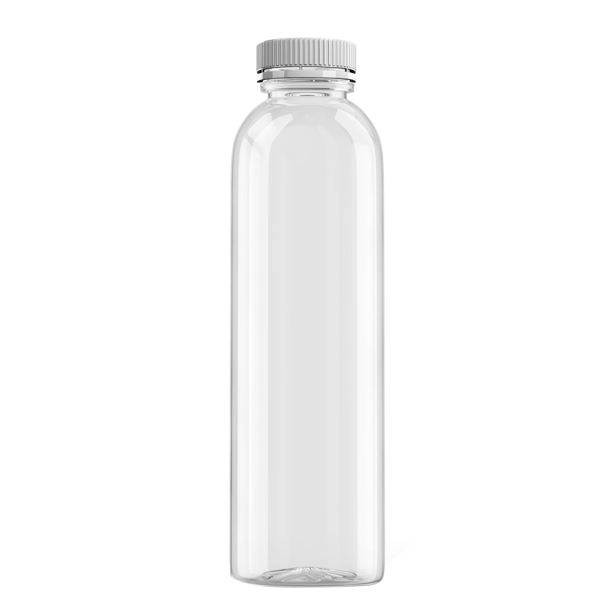 OH YES PLASTICS - Wholesale Milk/Juice Bottle - 16 oz Tall Round Plastic Juice Bottles 8