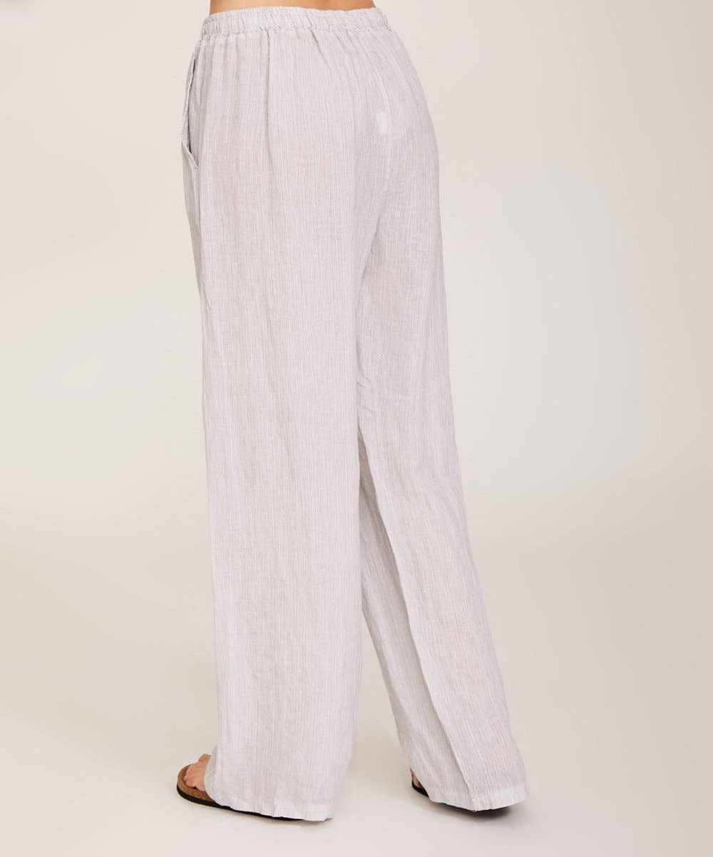 la maison des fibres naturelles - Wholesale Pants - Women's - Straight linen trousers 630132 100% linen43