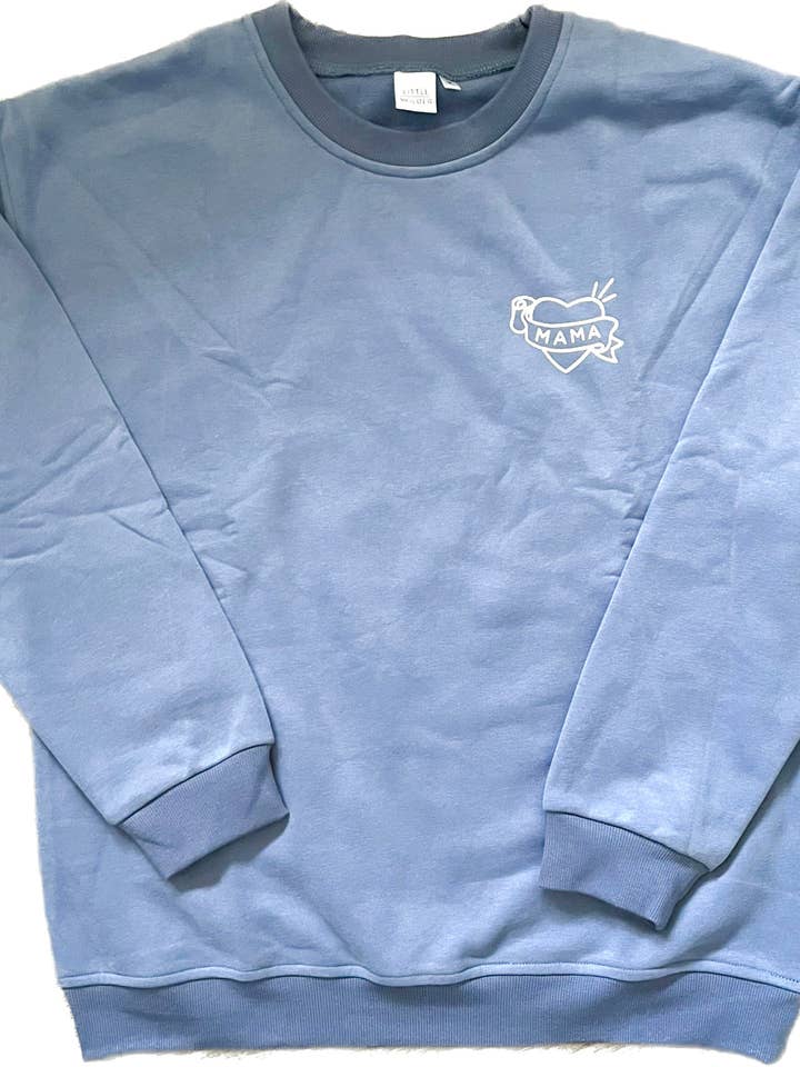 Mama Tattoo Sweatshirt für Erwachsene für den Großhandel von Little Wilder Kids