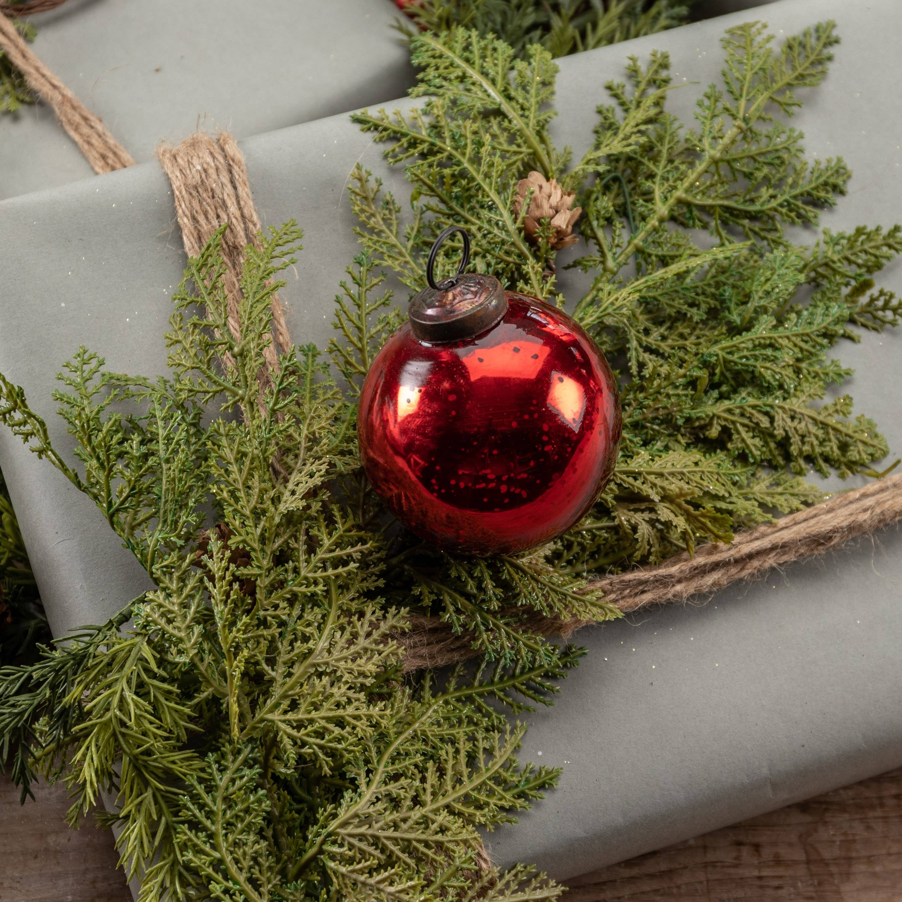 Ragon House - Wholesale Ornament - 3" RED KUGEL ORNAMENT