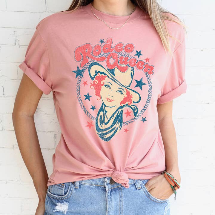 T-shirt vintage Rodeo Queen Western Country per la vendita all'ingrosso da parte di Achitopia