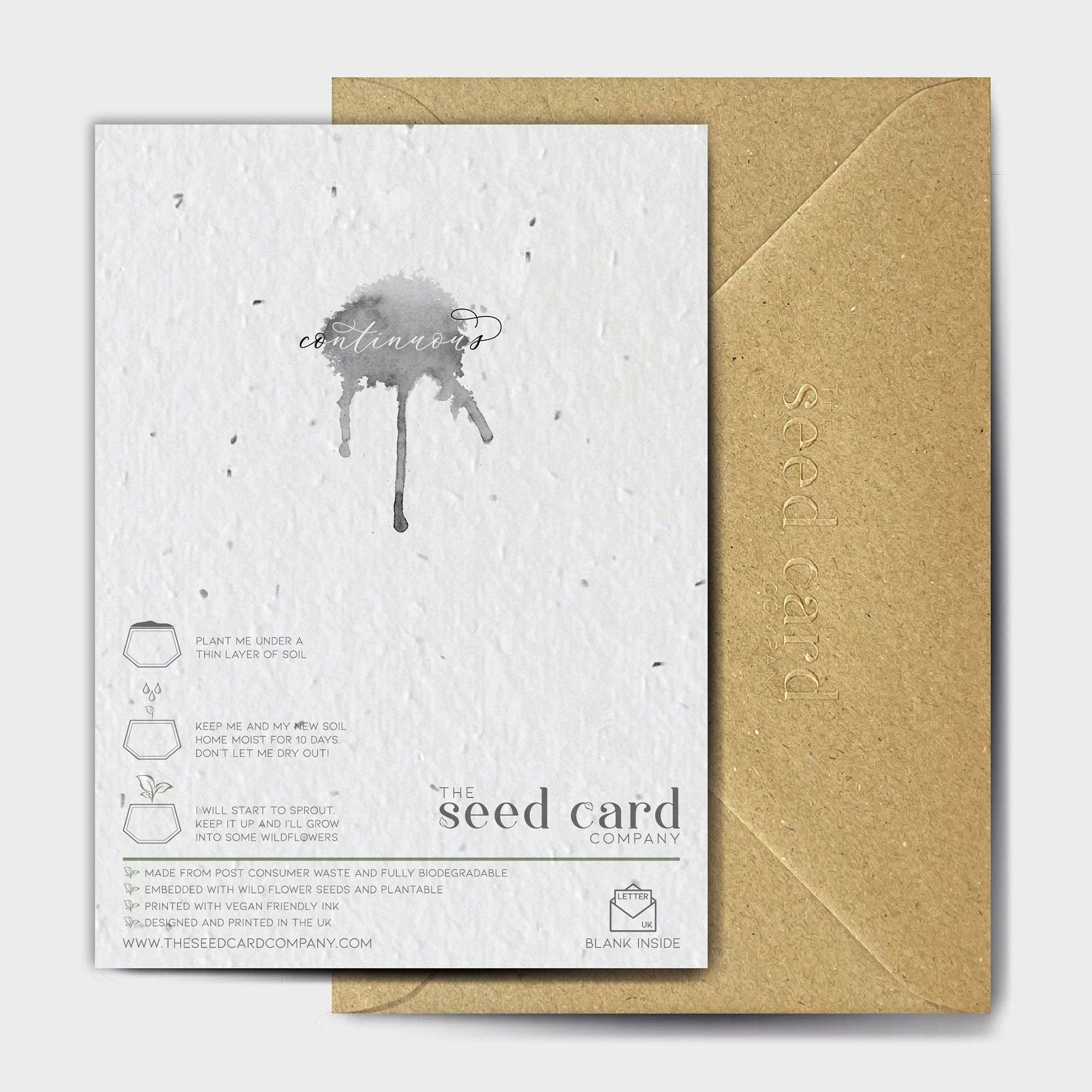 The Seed Card Company – wholesale Birthday card – Shaken, Stirred, Mixed & Poured1