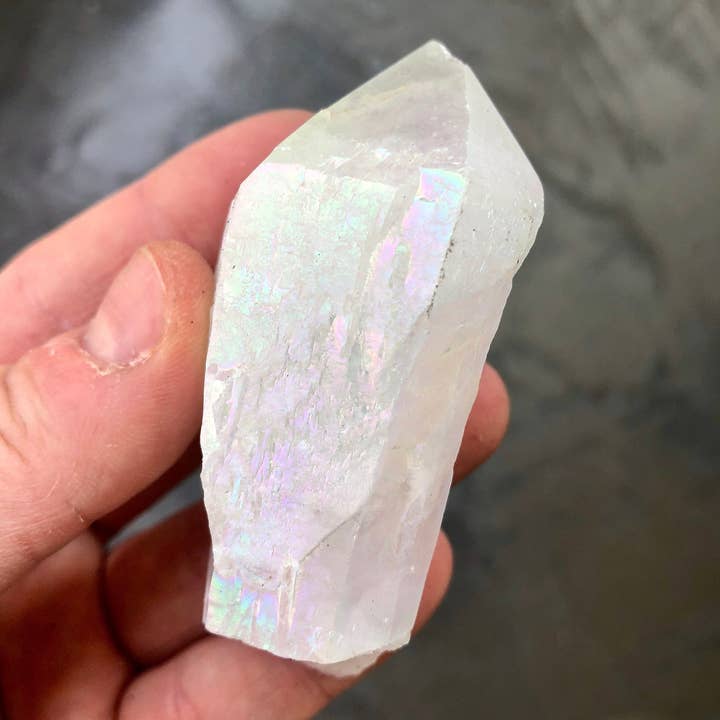 New Moon Beginnings - Wholesale Spiritual Stone/Crystal - Raw Angel Aura Quartz Crystal Point6