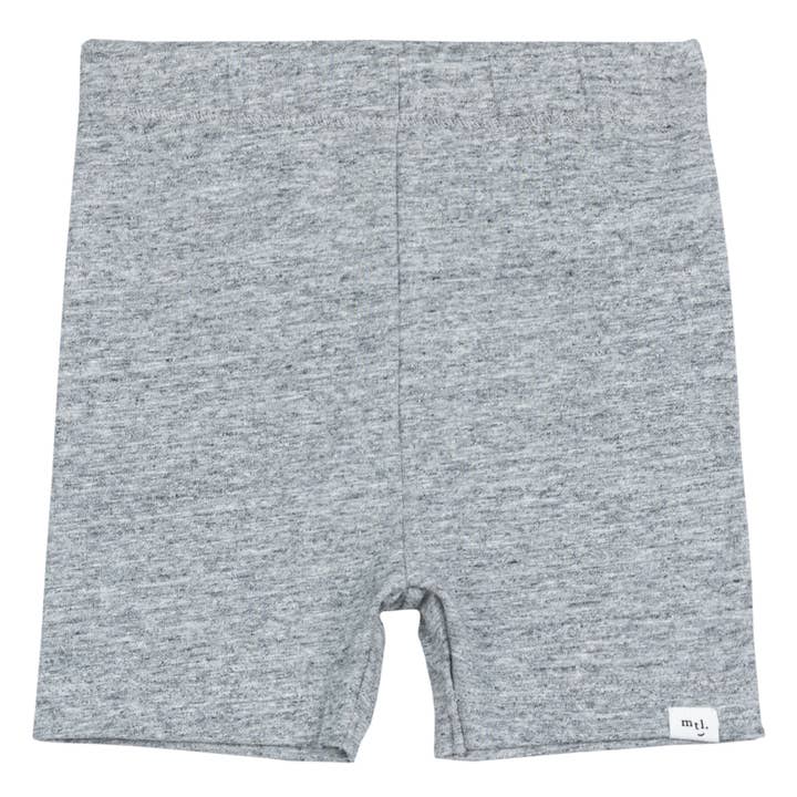 Heather fietsshort van grijs jersey voor baby's voor wholesale door Miles the Label