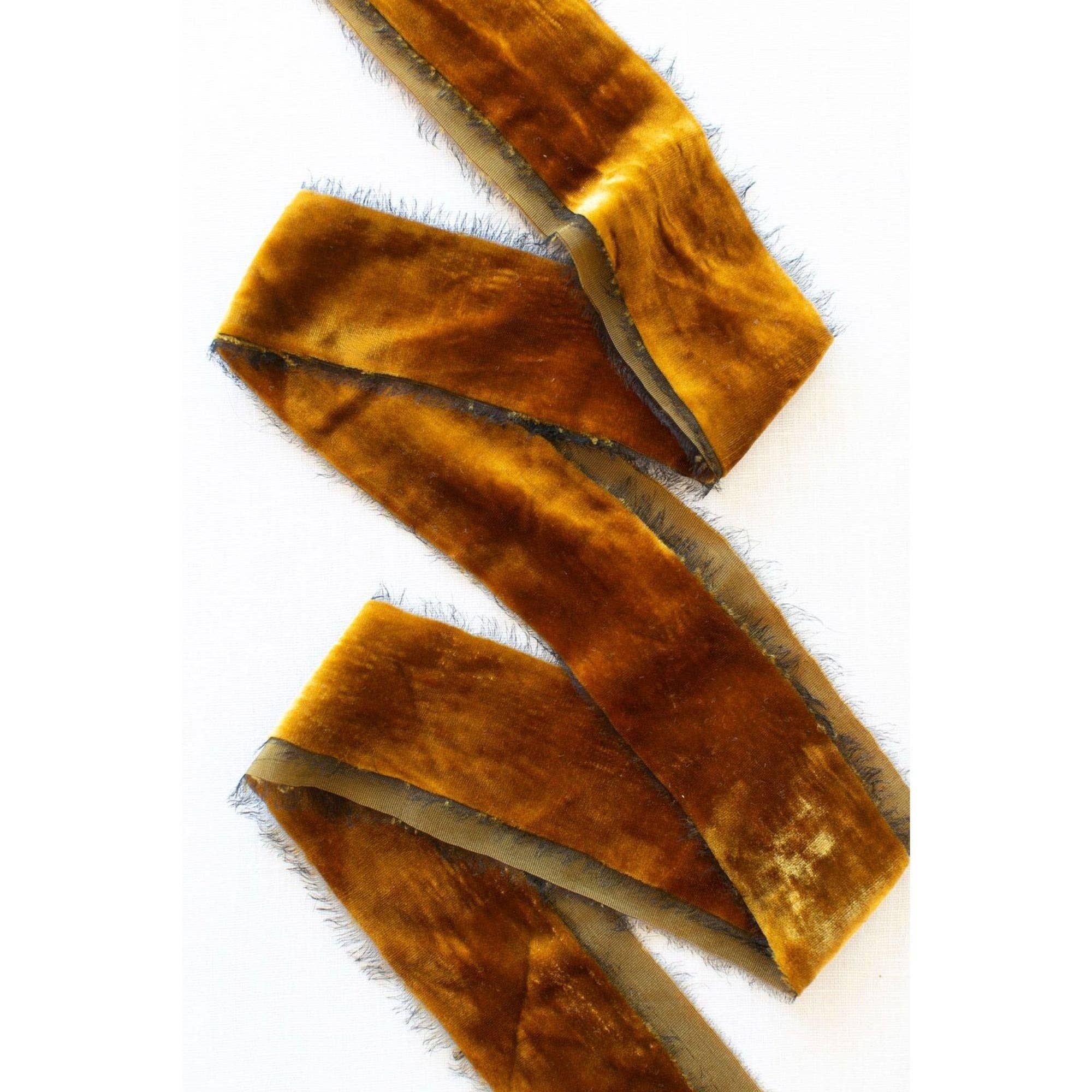 Amore Society – wholesale Ribbon – Gift wrapping – Golden Mustard Silk Ribbon6