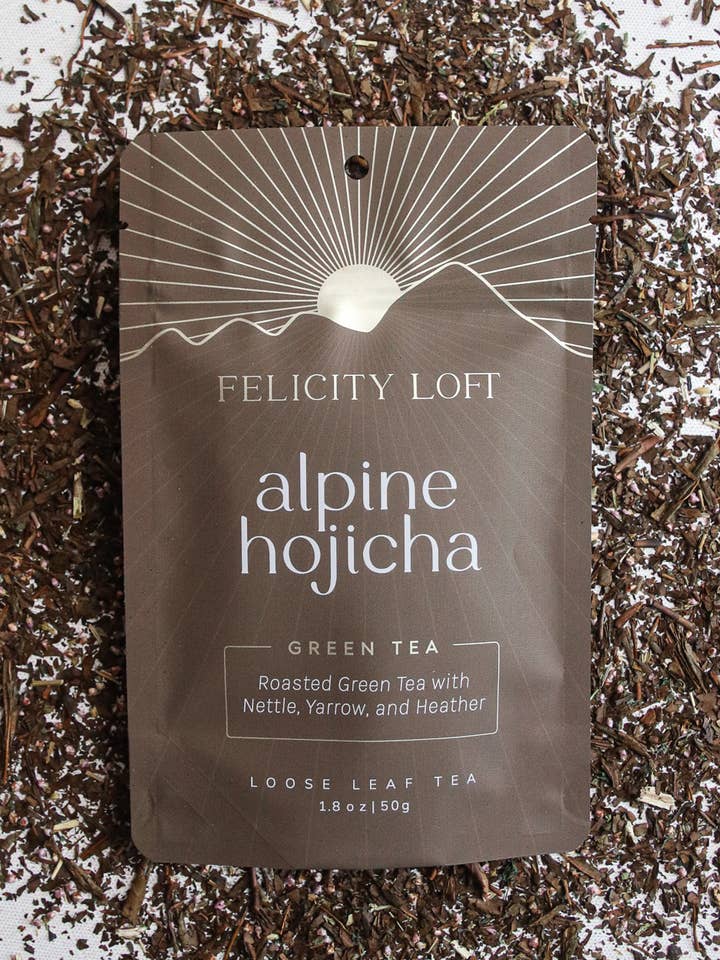 Alpine Hojicha for wholesale by Felicity Loft