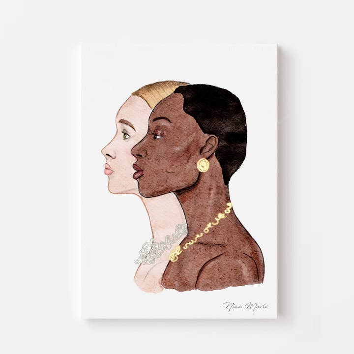 Modern Art Print - Duality Unveiled for wholesale by Nina Maric Illustrations