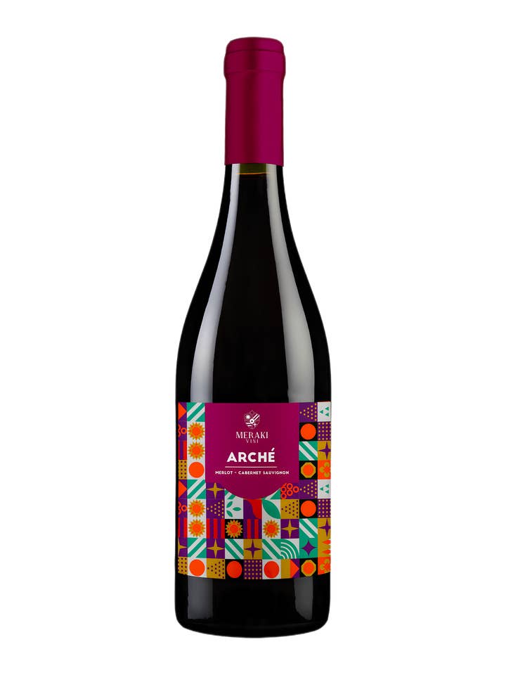 Vino tinto Archè Merlot Cabernet IGP Terre Siciliane para venta al por mayor de Meraki Vini