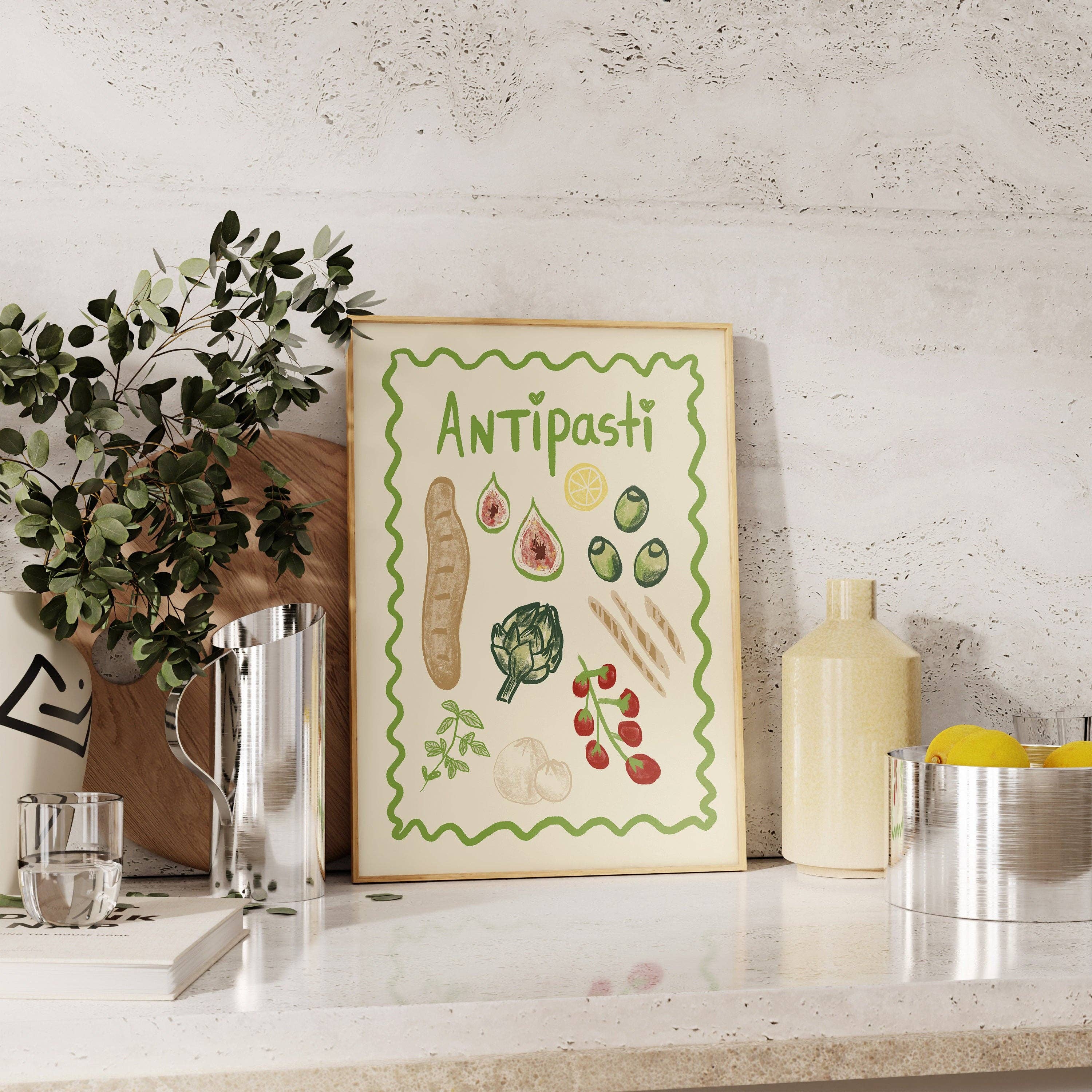 Studio Dolci – Engroshandel Plakat – Antipasti-plade1