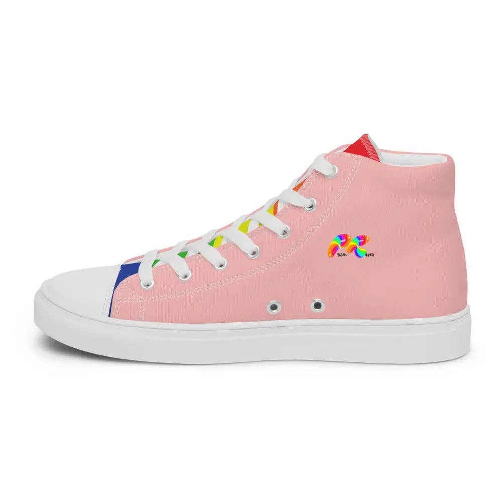 Prism Raves – Sapatilhas Casual - Homem por atacado – Sapatos de lona Pink Pride de Homem com Topo Alto7