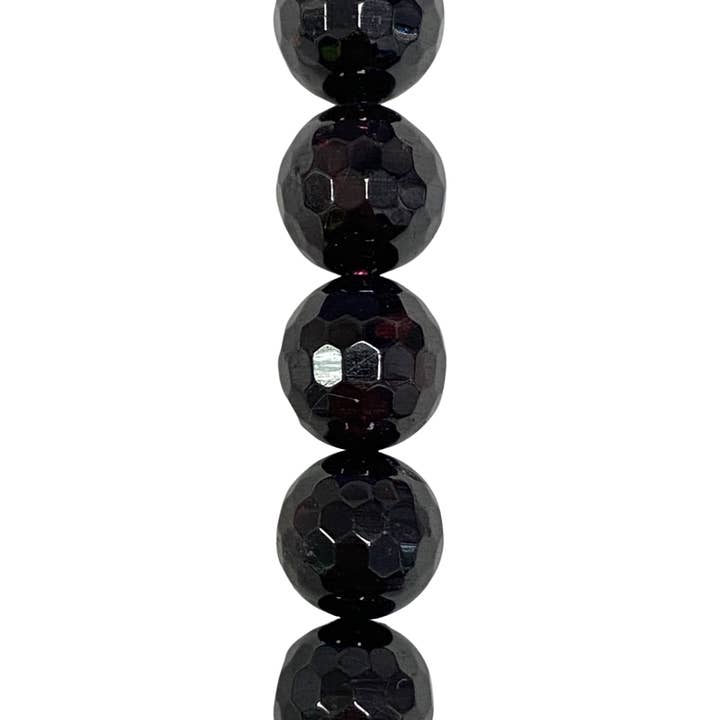 Garnet - (Polished) - Round/ Faceted for wholesale by The Bead District
