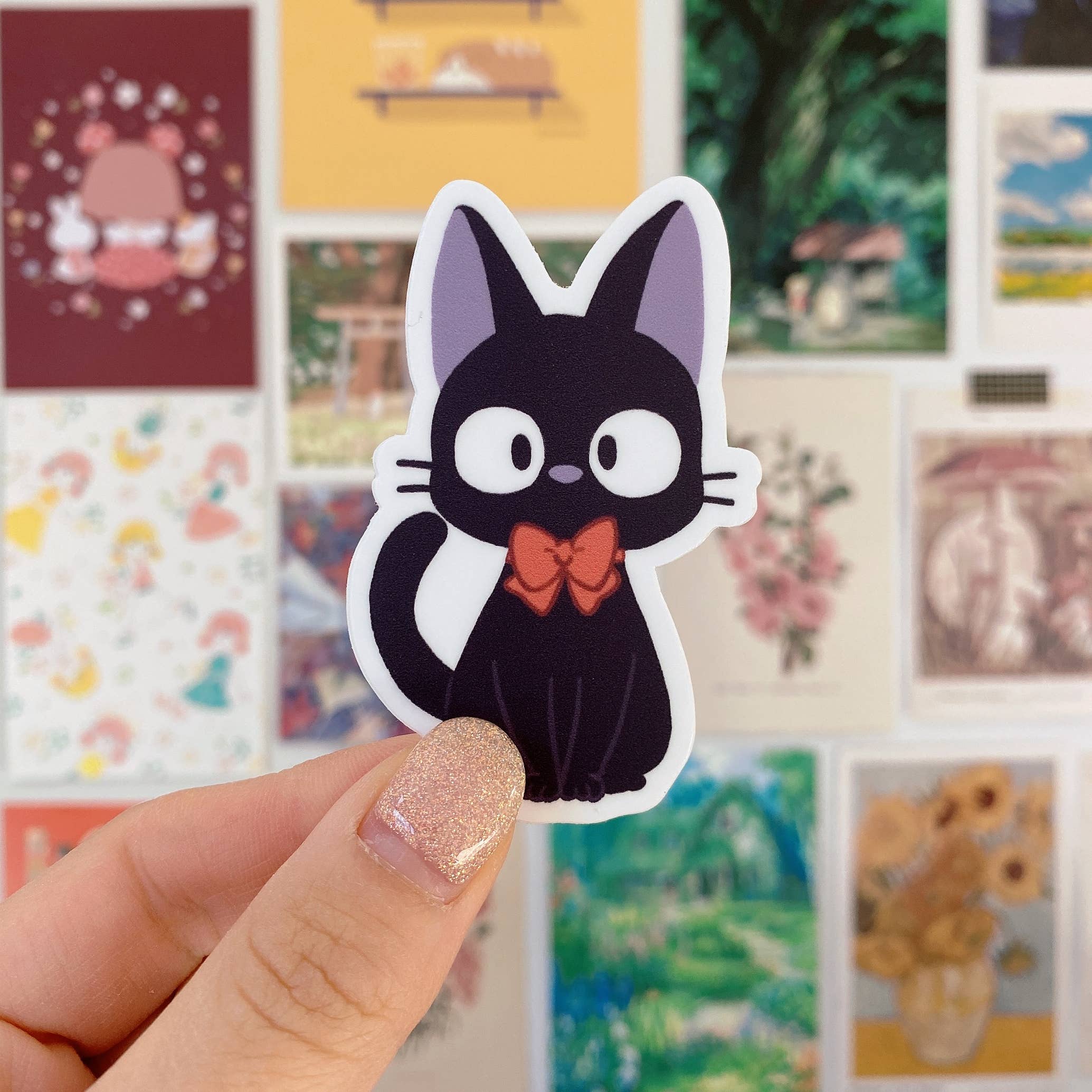 Cherry Rabbit - Wholesale Sticker - Studio Ghibli: Jiji Cat Sticker