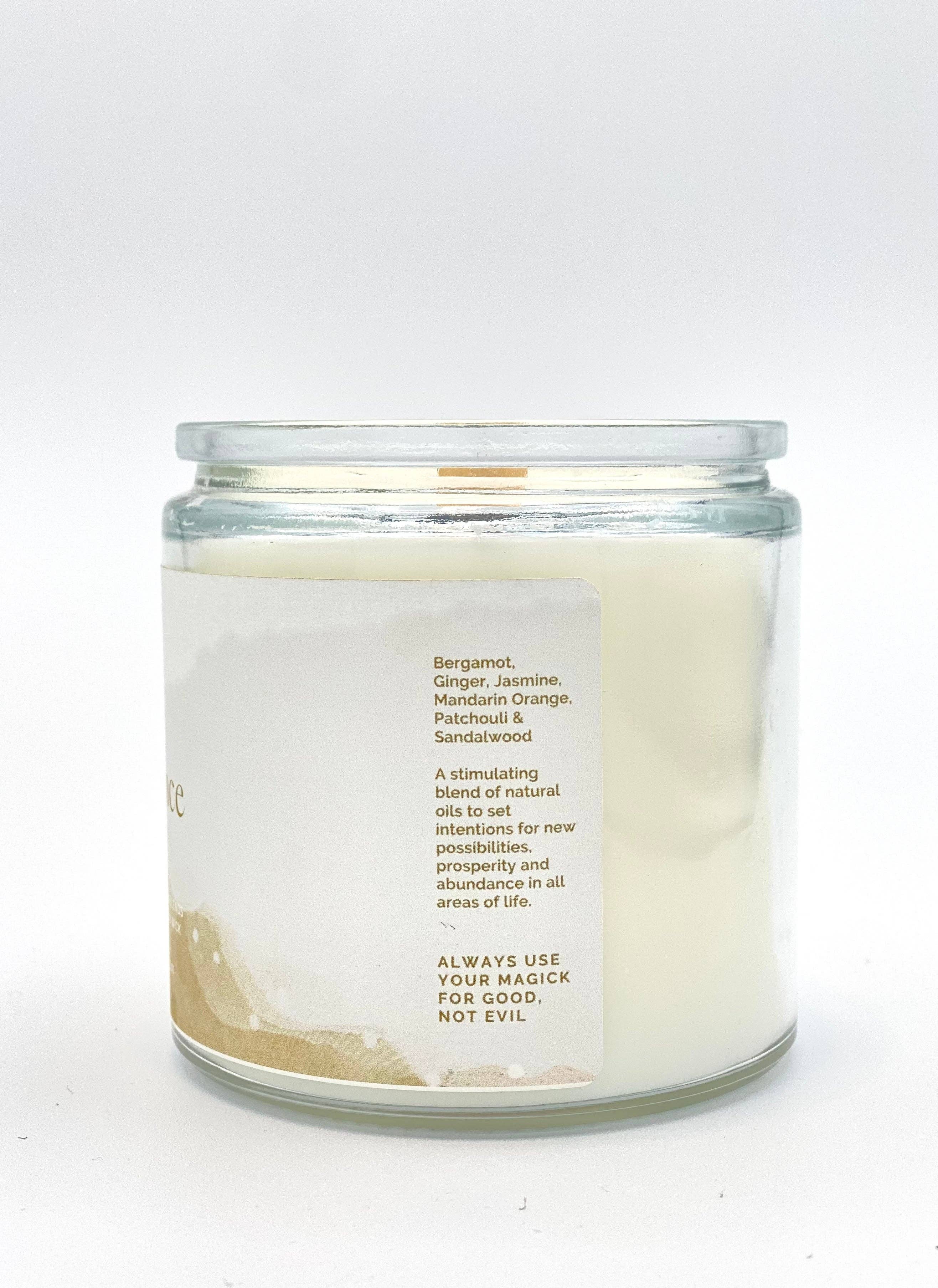 The Sacred Wild Candle Co - Wholesale Jar/Filled Candle - Abundance Intention Candle6