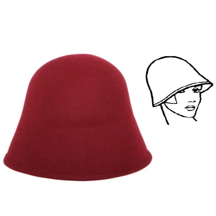 Toucan Hat Company/ Carole Amper - Wholesale Fedora - Women's - Six Way Felt Hat3