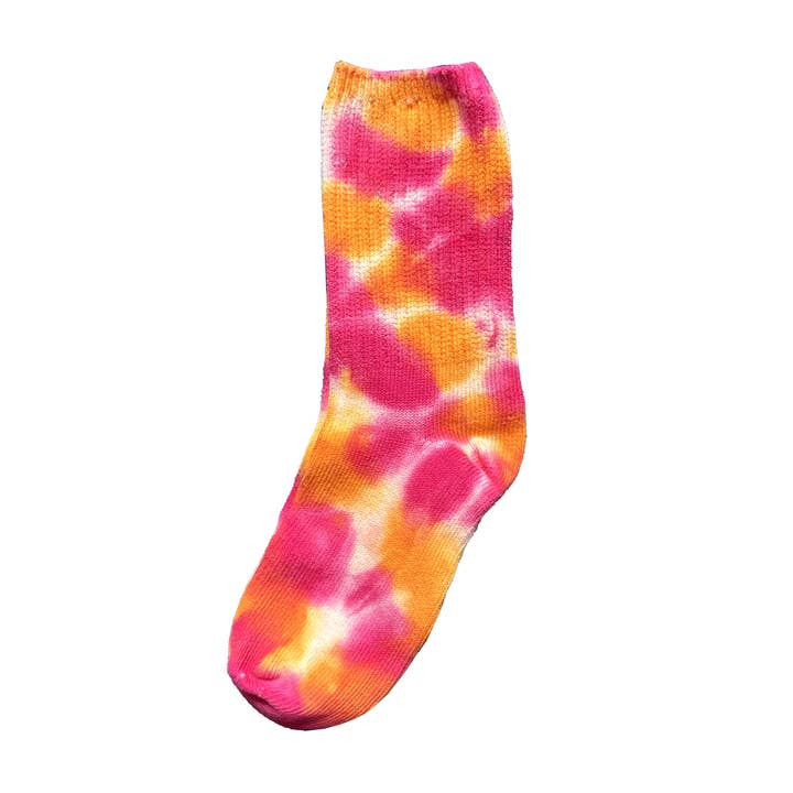 Tie Dye Crew Joplin Socks – Retro & Unisex for wholesale by Rainbow Unicorn Birthday Surprise