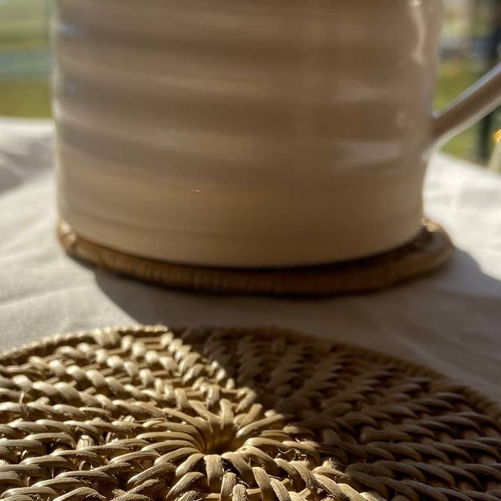 Woven Makenge coasters for wholesale by Raw Label