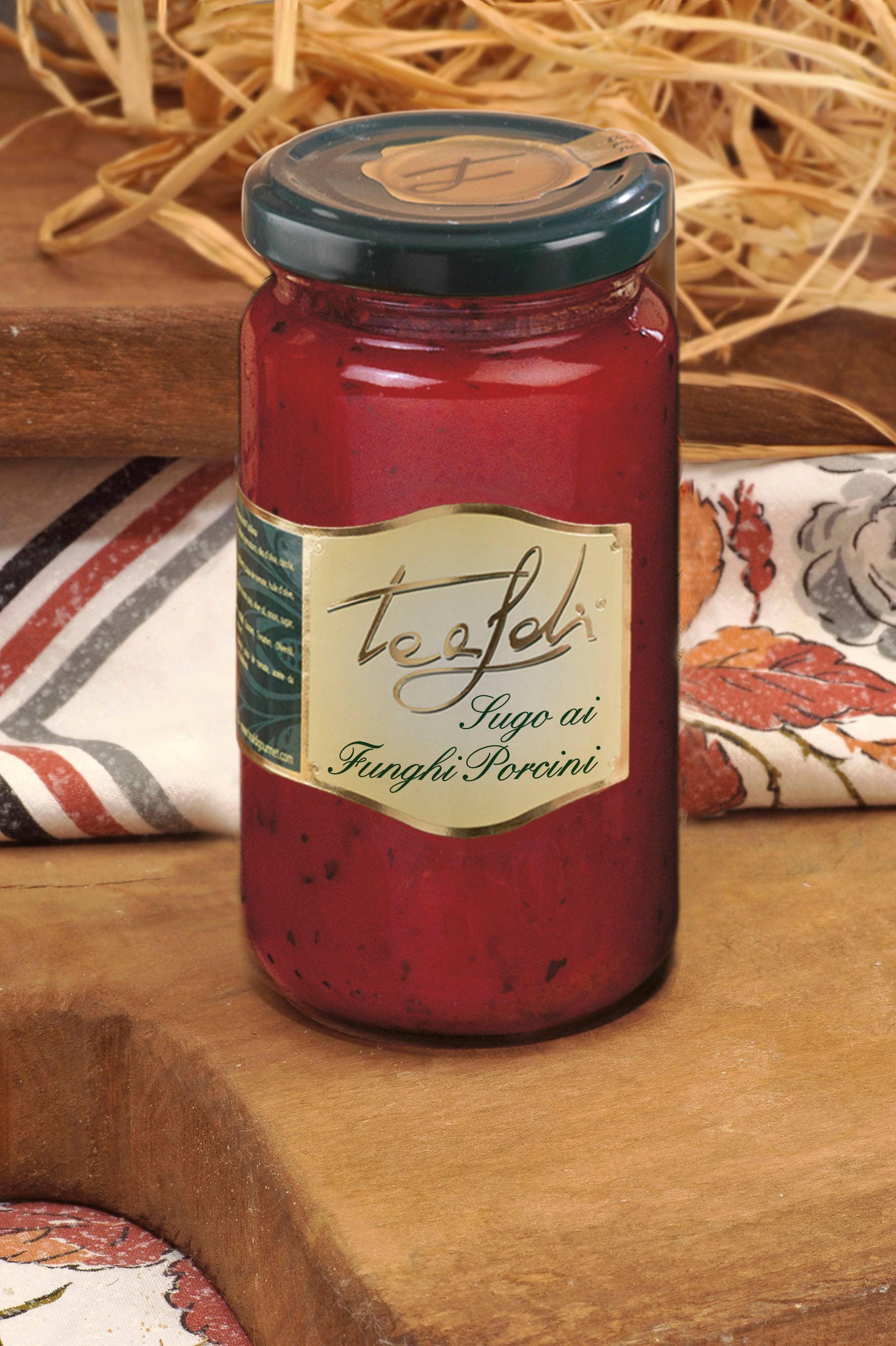 ANTICO PASTIFICIO TEALDI SRL (Tealdi) – wholesale Pasta sauce – Porcini Mushroom Sauce 180g0