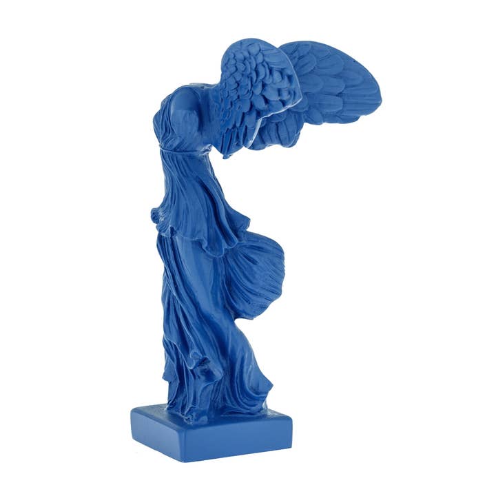 ARTIA LTD - Wholesale Sculpture - Victory - Nike Winged Goddess of Samothrace 19cm Blue Color2