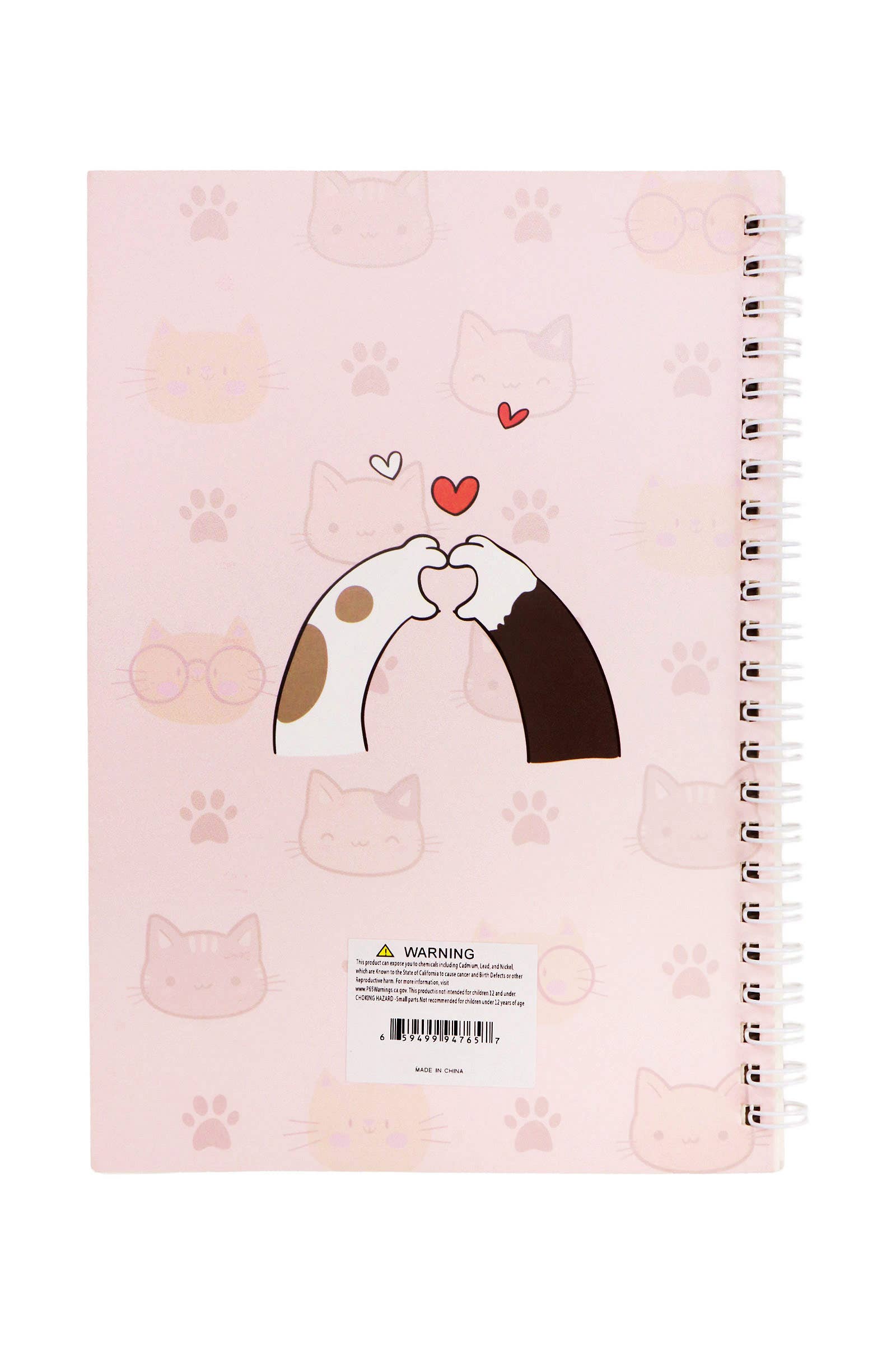 ASSORTED Cute Cat A5 Spiral Bound Notebook - 12 Pcs for wholesale on Faire6